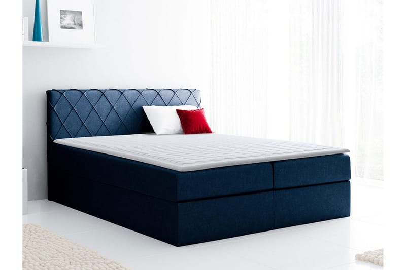 Korshavn Kontinentalsäng 120x200 - Blå - Möbler - Sovrum - Sängar - Kontinentalsängar