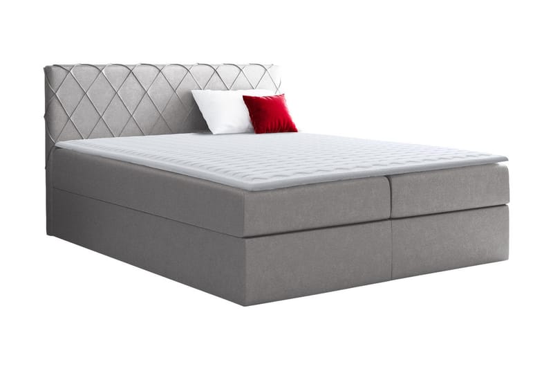 Korshavn Kontinentalsäng 120x200 - Grå - Möbler - Sovrum - Sängar - Kontinentalsängar