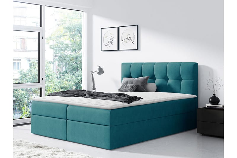 Kramvik Kontinentalsäng 120x200 - Grön - Möbler - Sovrum - Sängar - Kontinentalsängar