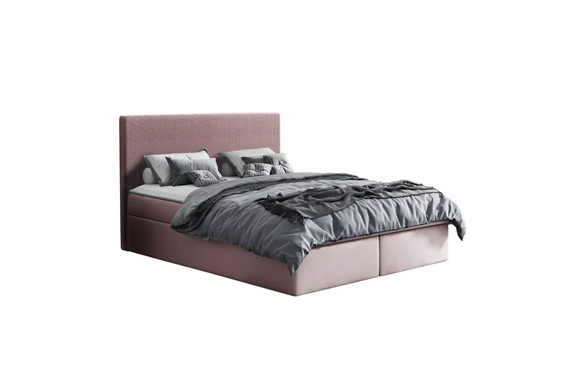 Laargard Kontinentalsäng medFörvaring 200x200 - Rosa - Möbler - Sovrum - Sängar - Kontinentalsängar