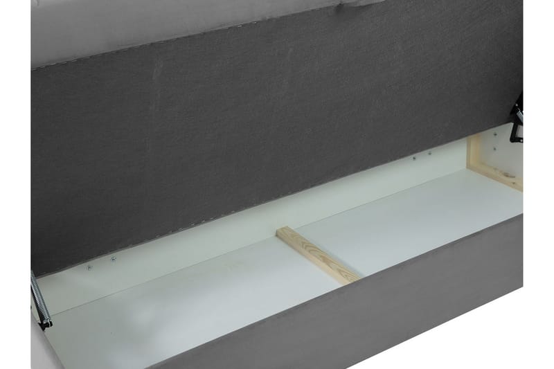 Laggano Kontinentalsäng 160x200 cm + Bäddmadrass - Svart - Möbler - Sovrum - Sängar - Kontinentalsängar