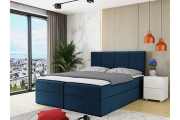 Laggano Kontinentalsäng 160x200 cm + Bäddmadrass - Svart - Möbler - Sovrum - Sängar - Kontinentalsängar