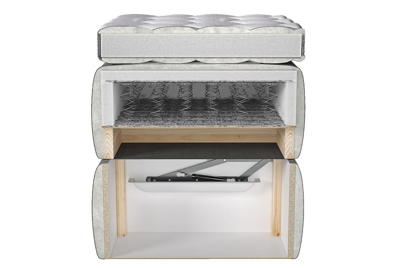 LENTOMIL Sängpaket 140x200 cm Blå - Blå - Möbler - Sovrum - Sängar - Kontinentalsängar