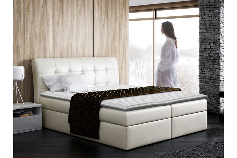 LERÅ Kontinentalsäng 140x200 Beige - Beige - Möbler - Sovrum - Sängar - Kontinentalsängar
