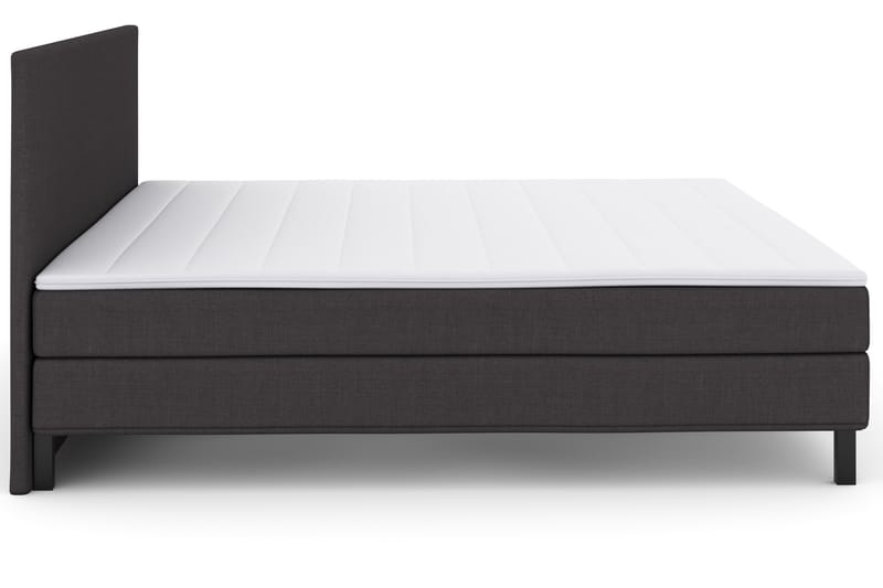 LEXI No 1 Sängpaket 210x210 - Mörkgrå/Svart - Möbler - Sovrum - Sängar - Komplett Sängpaket