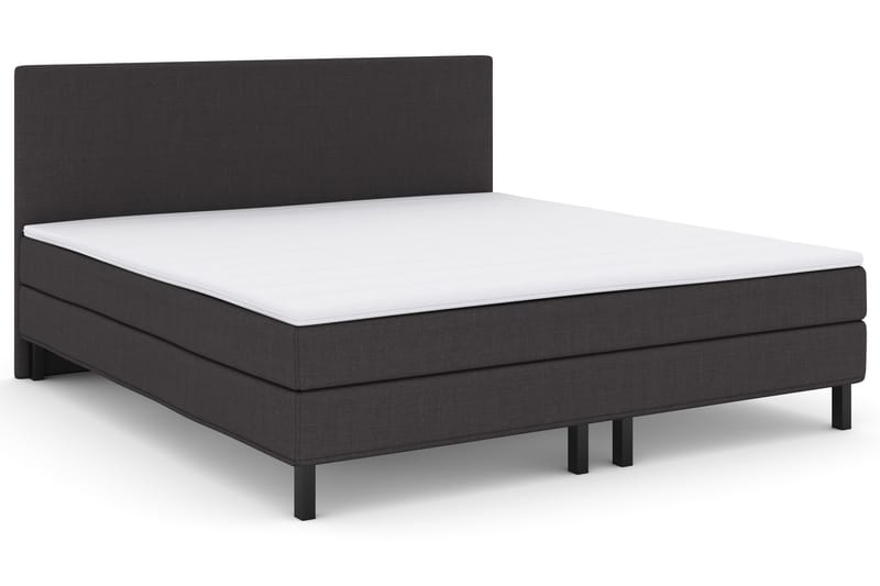 LEXI No 1 Sängpaket 210x210 - Mörkgrå/Svart - Möbler - Sovrum - Sängar - Komplett Sängpaket