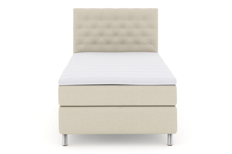 LEXI No 3 Kontinentalsäng 120 Fast Beige/Metall - Möbler - Sovrum - Sängar - Kontinentalsängar