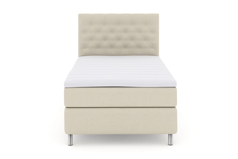 LEXI No 3 Kontinentalsäng 120 Medium Beige/Metall - Möbler - Sovrum - Sängar - Kontinentalsängar