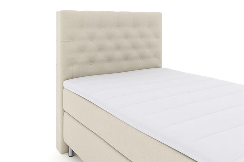 LEXI No 3 Kontinentalsäng 120 Medium Beige/Metall - Möbler - Sovrum - Sängar - Kontinentalsängar