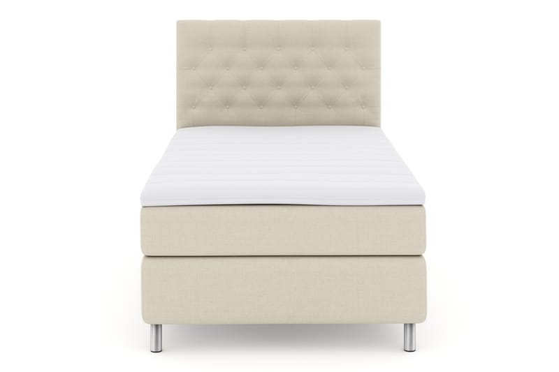 LEXI No 3 Sängpaket 120 Fast - Beige/Metall - Möbler - Sovrum - Sängar - Komplett Sängpaket