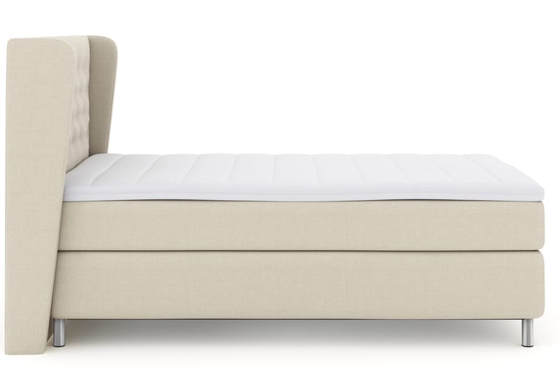 LEXI No 3 Sängpaket 120 Fast - Beige/Metall - Möbler - Sovrum - Sängar - Komplett Sängpaket