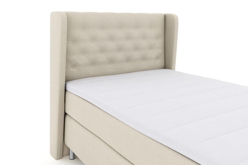 LEXI No 3 Sängpaket 120 Fast - Beige/Metall - Möbler - Sovrum - Sängar - Komplett Sängpaket