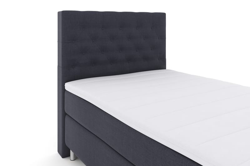 LEXI No 3 Sängpaket 120 Fast - Blå/Metall - Komplett Sängpaket - Kontinentalsängar