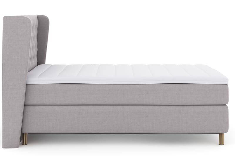 LEXI No 3 Sängpaket 120 Fast - Ljusgrå/Koppar - Möbler - Sovrum - Sängar - Komplett Sängpaket