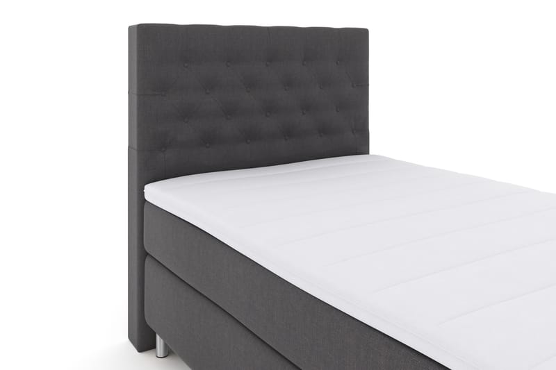 LEXI No 3 Sängpaket 120 Fast - Mörkgrå/Metall - Möbler - Sovrum - Sängar - Komplett Sängpaket