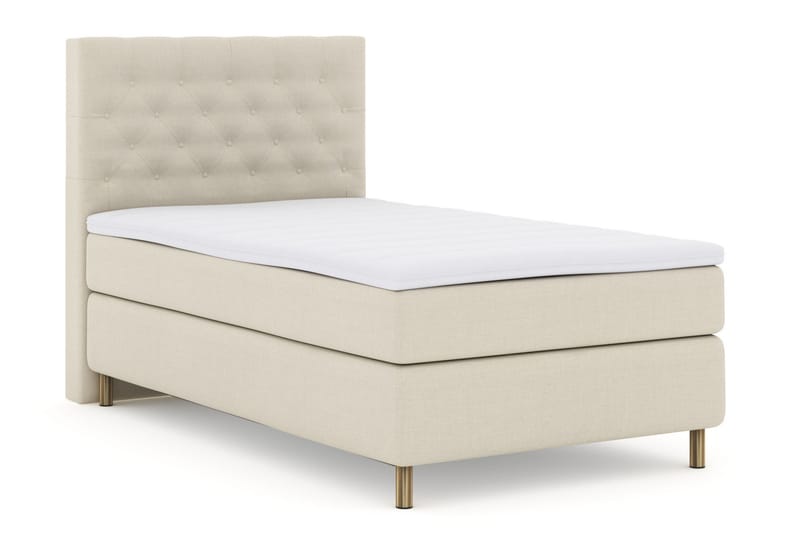 LEXI No 3 Sängpaket 120 Medium - Beige/Koppar - Möbler - Sovrum - Sängar - Komplett Sängpaket