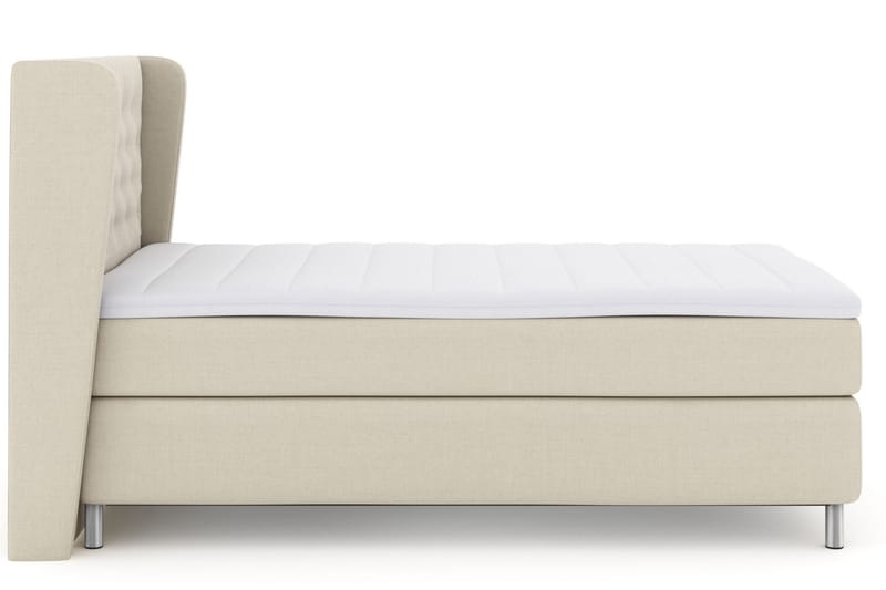LEXI No 3 Sängpaket 120 Medium - Beige/Metall - Kontinentalsängar - Komplett Sängpaket
