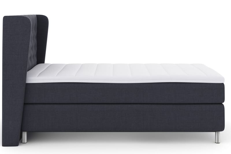 LEXI No 3 Sängpaket 120 Medium - Blå/Metall - Komplett Sängpaket - Kontinentalsängar