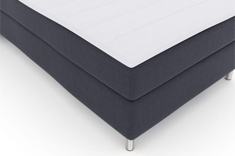 LEXI No 3 Sängpaket 120 Medium - Blå/Metall - Komplett Sängpaket - Kontinentalsängar