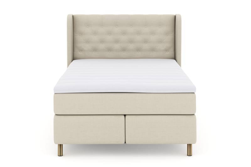 LEXI No 3 Sängpaket 140 Fast - Beige/Koppar - Möbler - Sovrum - Sängar - Komplett Sängpaket