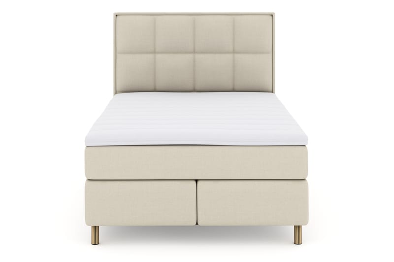 LEXI No 3 Sängpaket 140 Fast - Beige/Koppar - Möbler - Sovrum - Sängar - Komplett Sängpaket