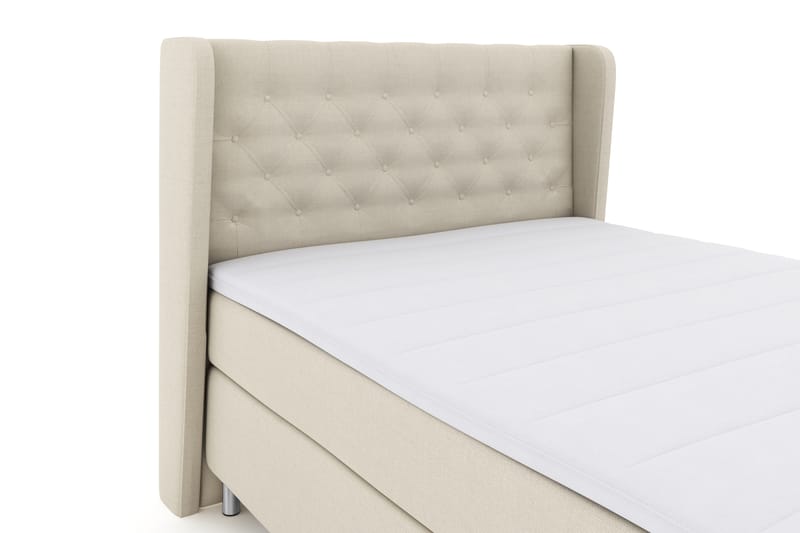 LEXI No 3 Sängpaket 140 Fast - Beige/Metall - Möbler - Sovrum - Sängar - Komplett Sängpaket