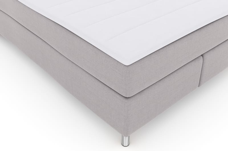LEXI No 3 Sängpaket 140 Fast - Ljusgrå/Metall - Möbler - Sovrum - Sängar - Komplett Sängpaket