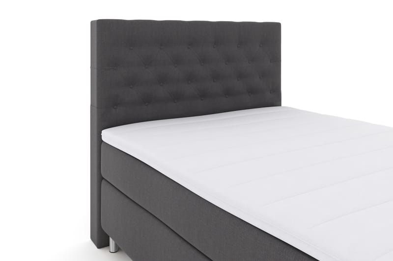 LEXI No 3 Sängpaket 140 Fast - Mörkgrå/Metall - Möbler - Sovrum - Sängar - Komplett Sängpaket