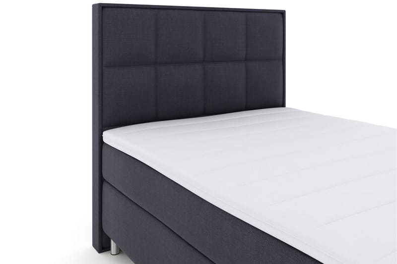 LEXI No 3 Sängpaket 140 Fast/Medium - Blå/Metall - Komplett Sängpaket - Kontinentalsängar