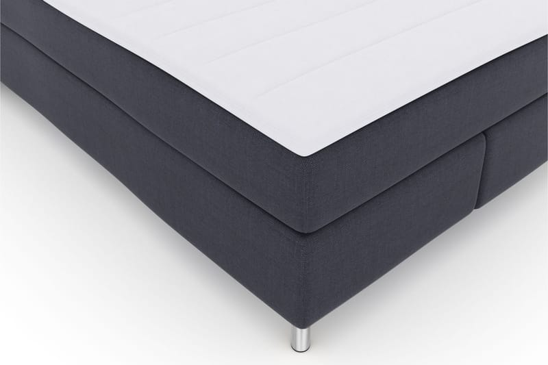 LEXI No 3 Sängpaket 140 Fast/Medium - Blå/Metall - Komplett Sängpaket - Kontinentalsängar