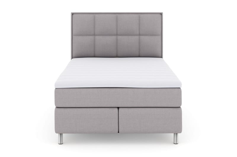 LEXI No 3 Sängpaket 140 Fast/Medium - Ljusgrå/Metall - Möbler - Sovrum - Sängar - Komplett Sängpaket