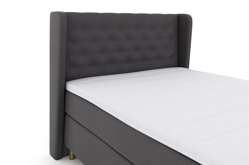 LEXI No 3 Sängpaket 140 Fast/Medium - Mörkgrå/Koppar - Möbler - Sovrum - Sängar - Komplett Sängpaket