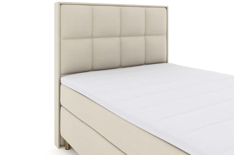 LEXI No 3 Sängpaket 140 Medium - Beige/Koppar - Komplett Sängpaket - Kontinentalsängar