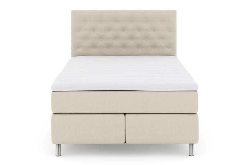 LEXI No 3 Sängpaket 140 Medium - Beige/Metall - Möbler - Sovrum - Sängar - Komplett Sängpaket