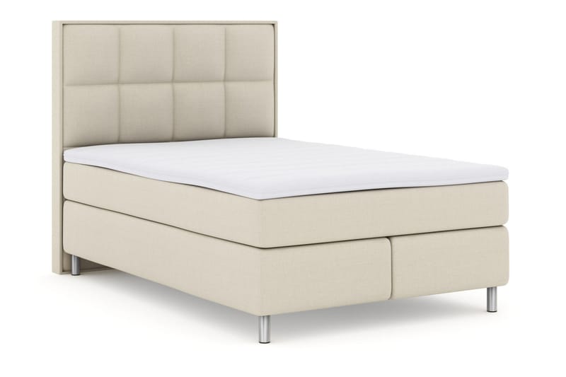 LEXI No 3 Sängpaket 140 Medium - Beige/Metall - Möbler - Sovrum - Sängar - Komplett Sängpaket