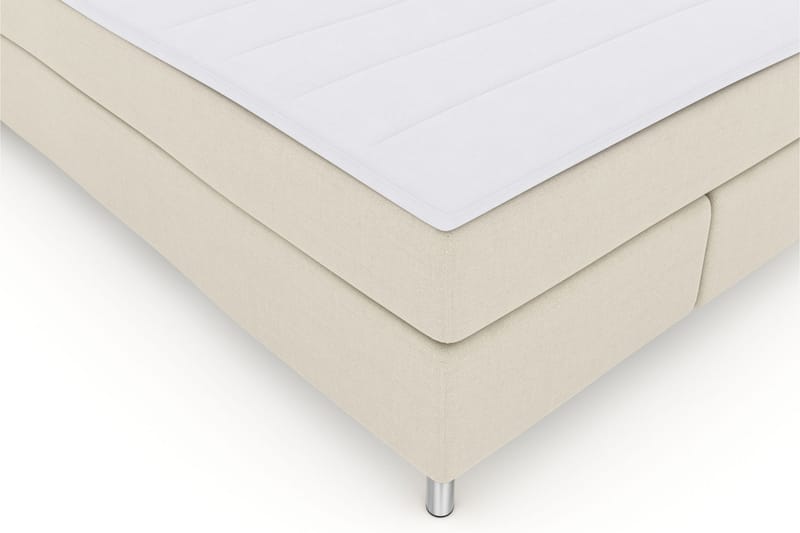 LEXI No 3 Sängpaket 140 Medium - Beige/Metall - Komplett Sängpaket - Kontinentalsängar