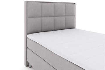 LEXI No 3 Sängpaket 140 Medium - Ljusgrå/Metall - Möbler - Sovrum - Sängar - Komplett Sängpaket
