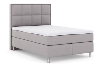 LEXI No 3 Sängpaket 140 Medium - Ljusgrå/Metall - Möbler - Sovrum - Sängar - Komplett Sängpaket