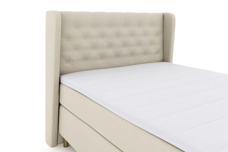 LEXI No 3 Sängpaket 160 Fast/Medium - Beige/Koppar - Möbler - Sovrum - Sängar - Komplett Sängpaket