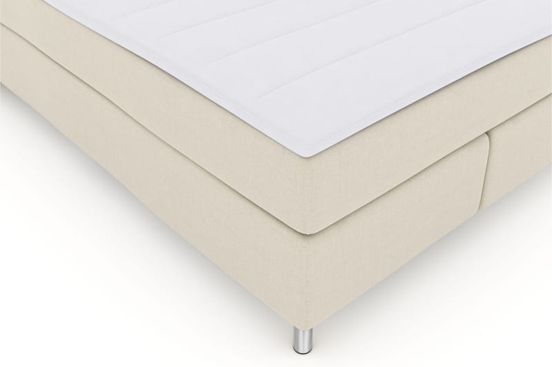 LEXI No 3 Sängpaket 160 Fast/Medium - Beige/Metall - Komplett Sängpaket - Kontinentalsängar