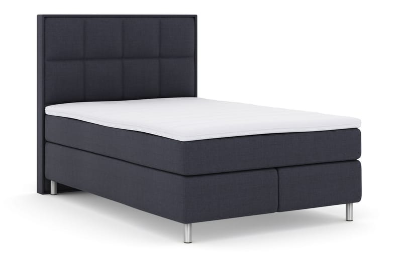 LEXI No 3 Sängpaket 160 Fast/Medium - Blå/Metall - Komplett Sängpaket - Kontinentalsängar