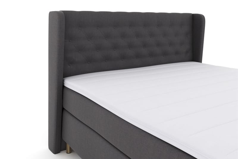 LEXI No 3 Sängpaket 160 Fast/Medium - Mörkgrå/Koppar - Möbler - Sovrum - Sängar - Komplett Sängpaket