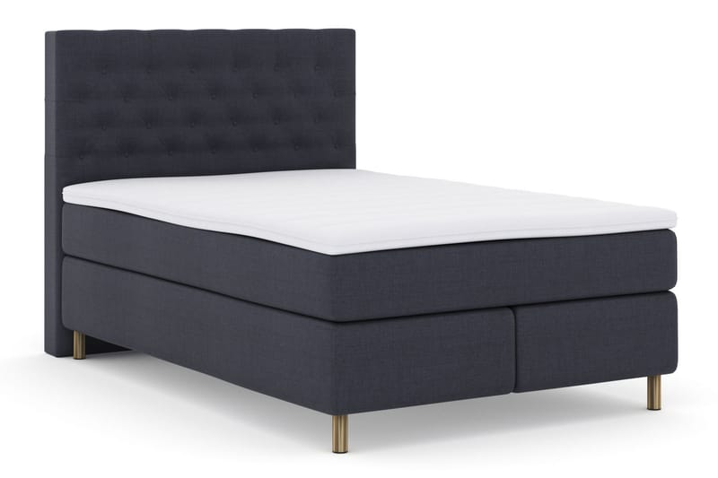 LEXI No 3 Sängpaket 160 Medium - Blå/Koppar - Komplett Sängpaket - Kontinentalsängar