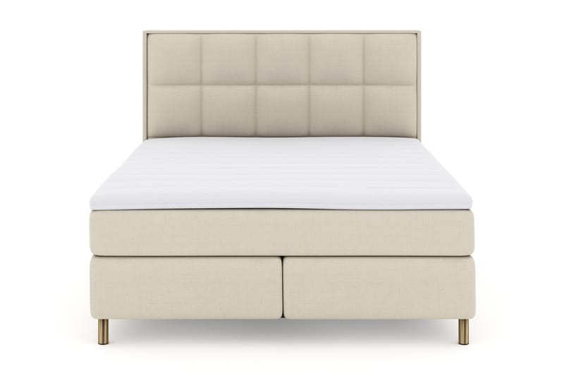 LEXI No 3 Sängpaket 180 Fast - Beige/Koppar - Möbler - Sovrum - Sängar - Komplett Sängpaket