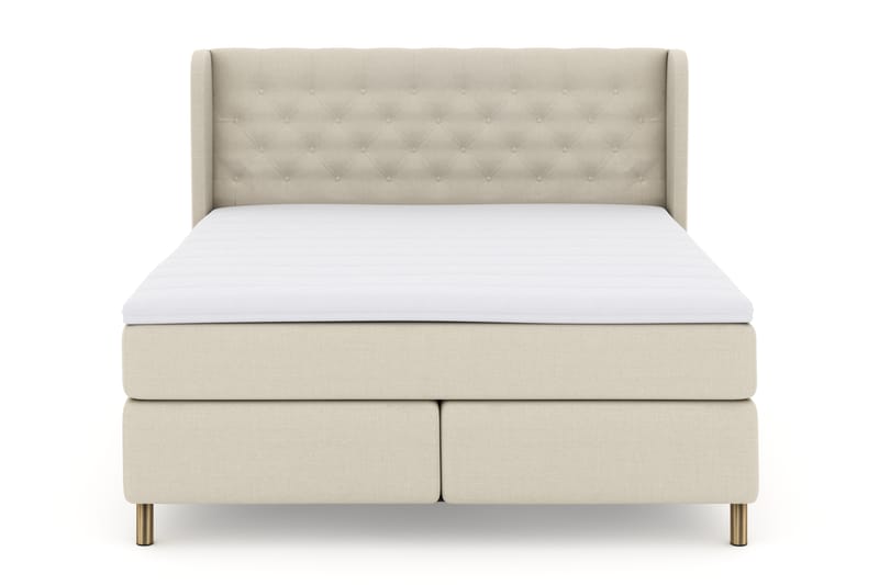 LEXI No 3 Sängpaket 180 Fast - Beige/Koppar - Möbler - Sovrum - Sängar - Komplett Sängpaket