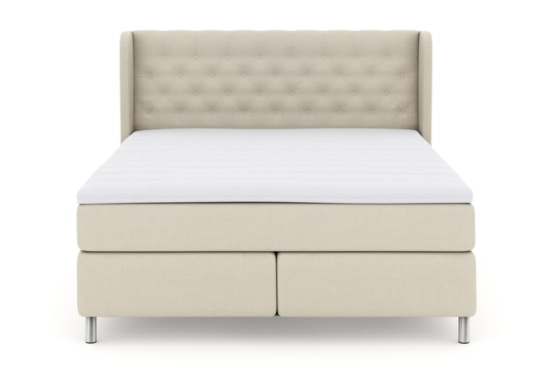 LEXI No 3 Sängpaket 180 Fast - Beige/Metall - Möbler - Sovrum - Sängar - Komplett Sängpaket