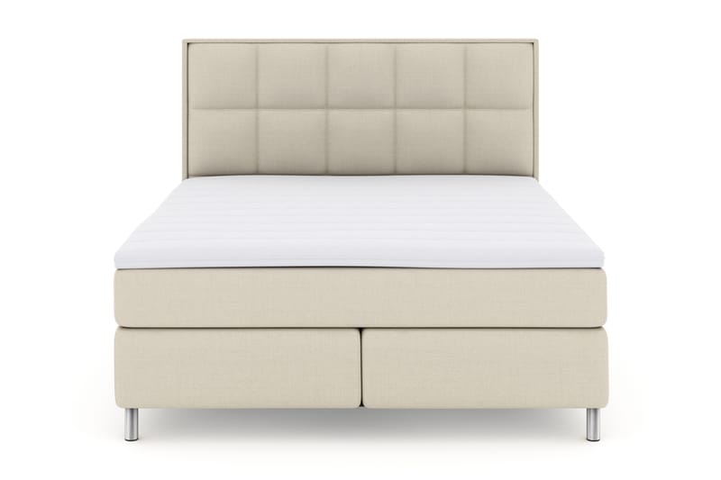 LEXI No 3 Sängpaket 180 Fast - Beige/Metall - Möbler - Sovrum - Sängar - Komplett Sängpaket