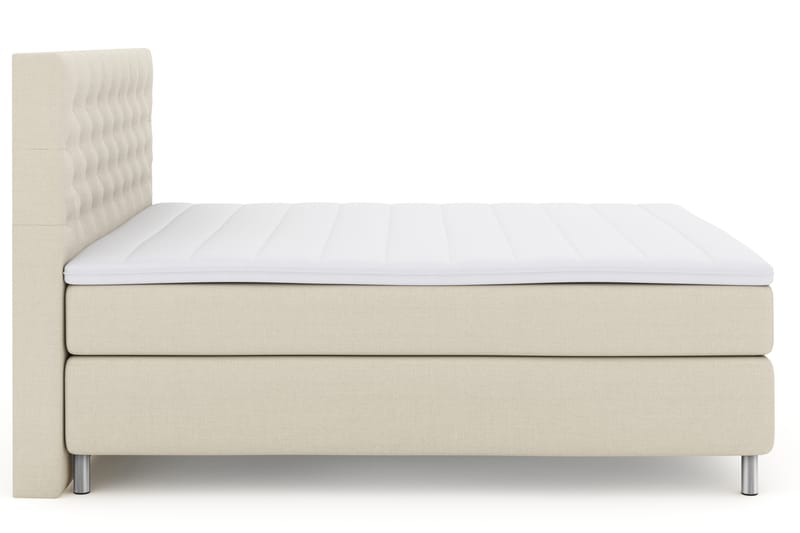 LEXI No 3 Sängpaket 180 Fast - Beige/Metall - Möbler - Sovrum - Sängar - Komplett Sängpaket