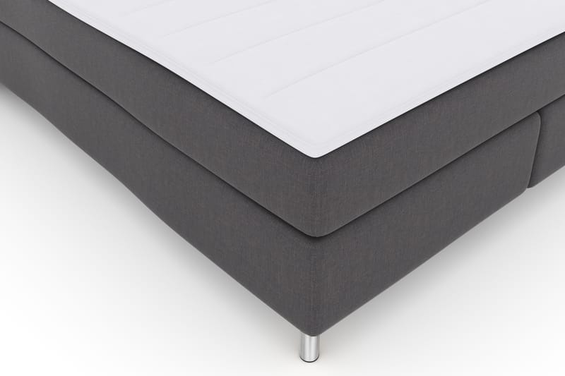 LEXI No 3 Sängpaket 180 Fast - Mörkgrå/Metall - Möbler - Sovrum - Sängar - Komplett Sängpaket