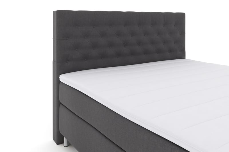LEXI No 3 Sängpaket 180 Fast - Mörkgrå/Metall - Möbler - Sovrum - Sängar - Komplett Sängpaket